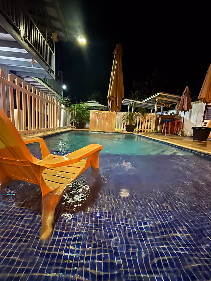 Backyard and pool area 2